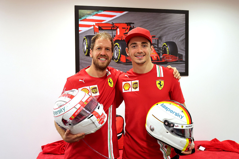 Sebastian Vettel i Charles Leclerc (Foto: Ferrari)