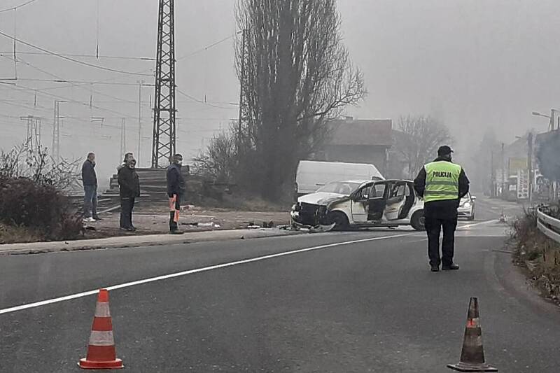 Saobraćajna nesreća u Podlugovima (Foto: Čitatelj)