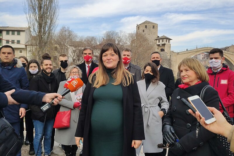 Irma Baralija kandidatkinja za gradonačelnicu Mostara (Foto: G. Š./Klix.ba)