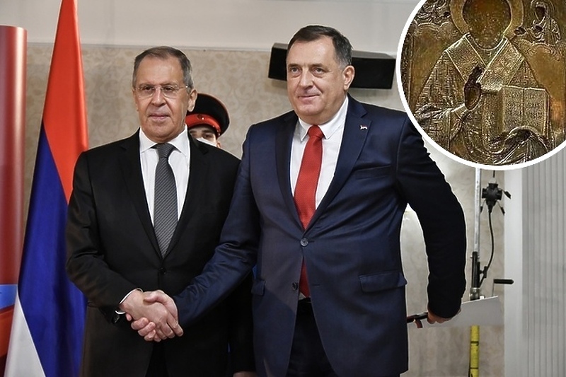 Dodik se nikada nije lično oglasio o navedenoj ikoni