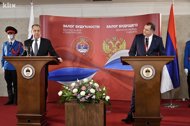Sergej Lavrov i Milorad Dodik (Foto: I. Š./Klix.ba)