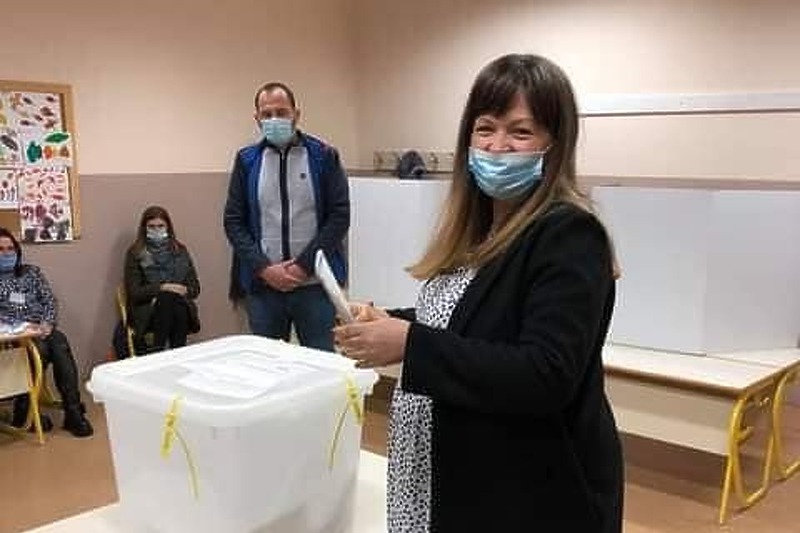 Irma Baralija glasala u Mostaru (Foto: Facebook)