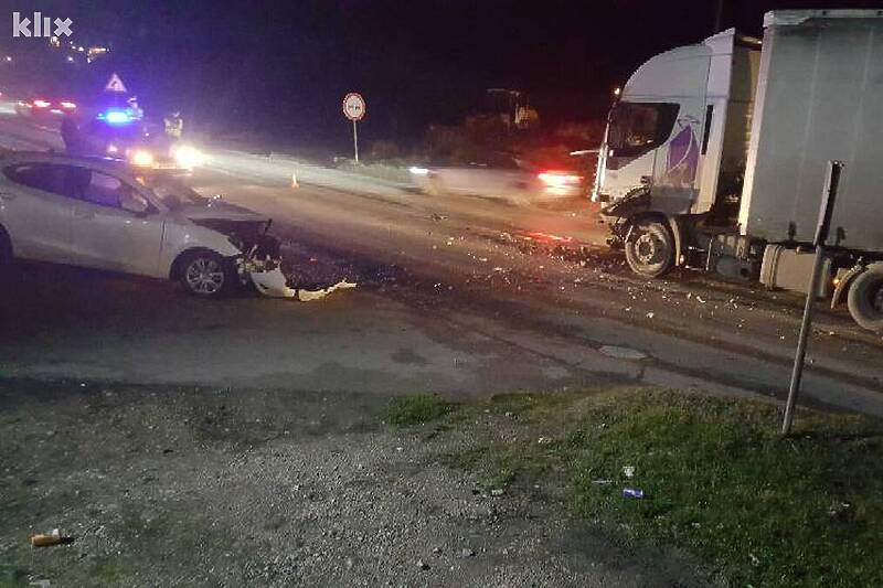 Mjesto nesreće u Poljicima kod Maglaja (Foto: Čitatelj)