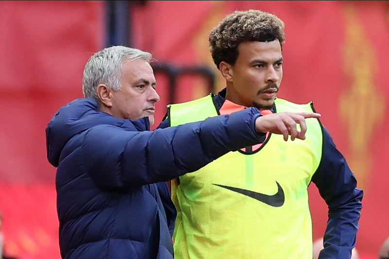 Jose Mourinho i Dele Alli (Foto: EPA-EFE)