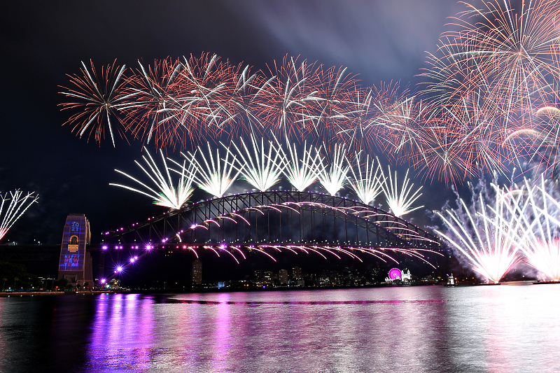 Sydney: Spektakularnim vatrometom dočekana 2021. godina (Foto: EPA-EFE)