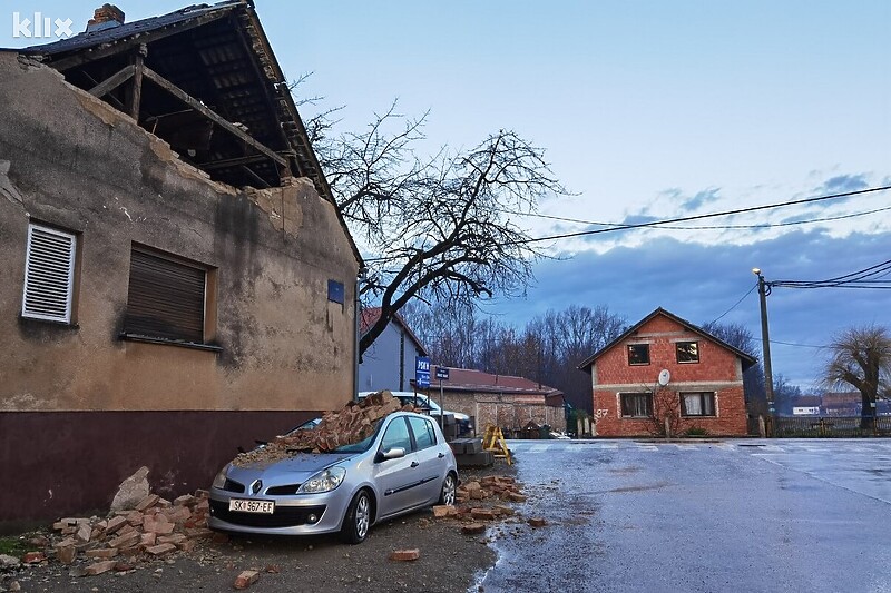 Petrinja nakon zemljotresa koji se dogodio 29. decembra (Foto: E. M./Klix.ba)