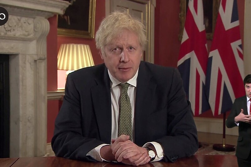 Britanski premijer Boris Johnson (Foto: Screenshot)