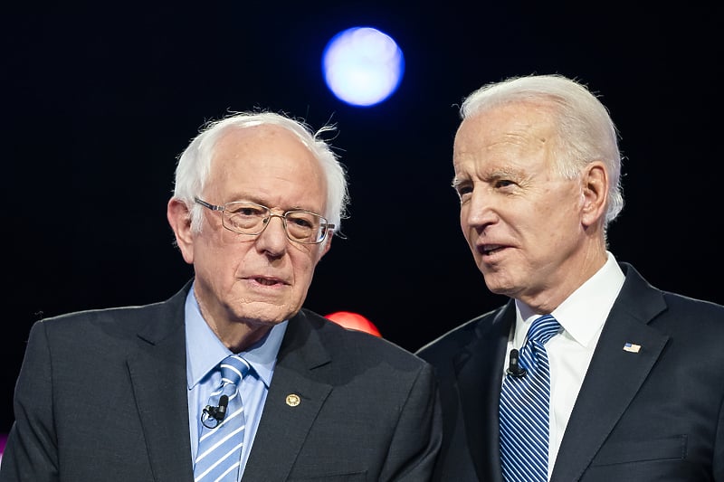 Bernie Sanders i Joe Biden (Foto: EPA-EFE)