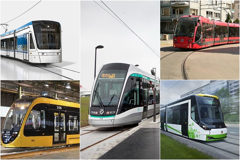 Potencijalni tramvaji na sarajevskim ulicama (Foto: Stadler, Durmazlar, CAF, Škoda, Alstom)