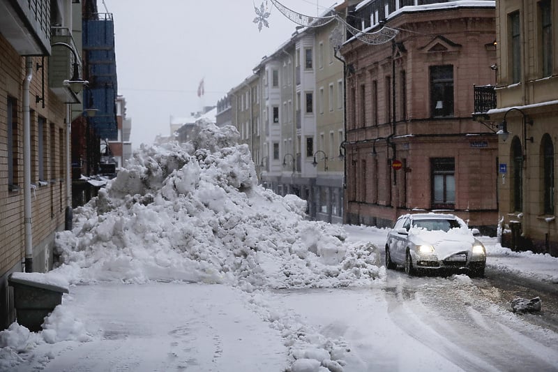 Sjever Švedske pogodilo snažno nevrijeme (Foto: EPA-EFE)