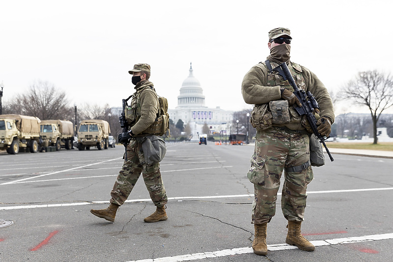 Pojačane mjere sigurnosti u Washingtonu (Foto: EPA-EFE)