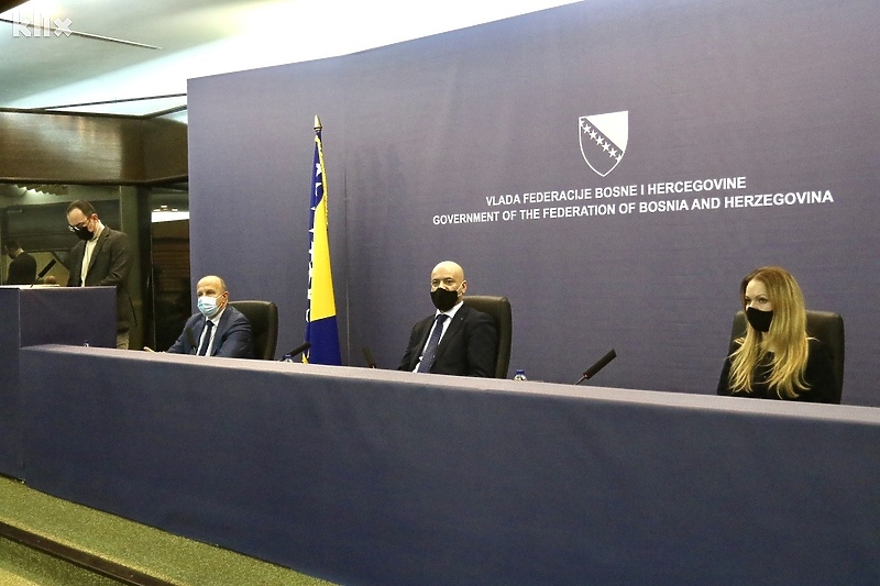 Konferencija za medije Kriznog štaba FBiH (Foto: D. Ć./Klix.ba)