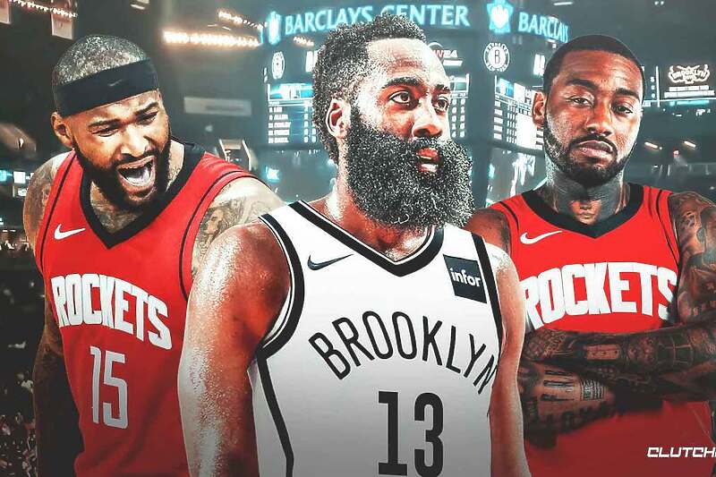 DeMarcus Cousins, James Harden i John Wall (Foto: Clutchpoints)