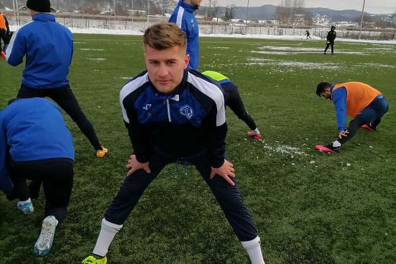Anid Travančić na treningu svog novog kluba