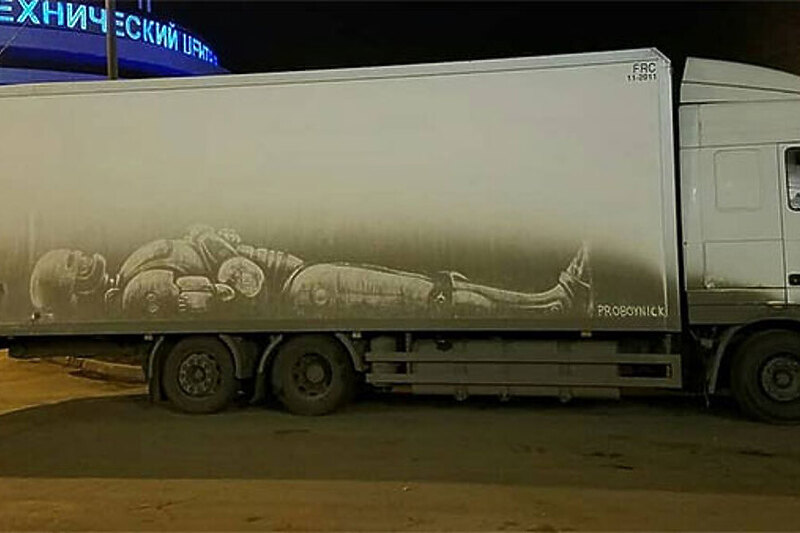 Na kamionima oslikava šaljive crteže životinja i popularnih junaka, Foto: Instagram