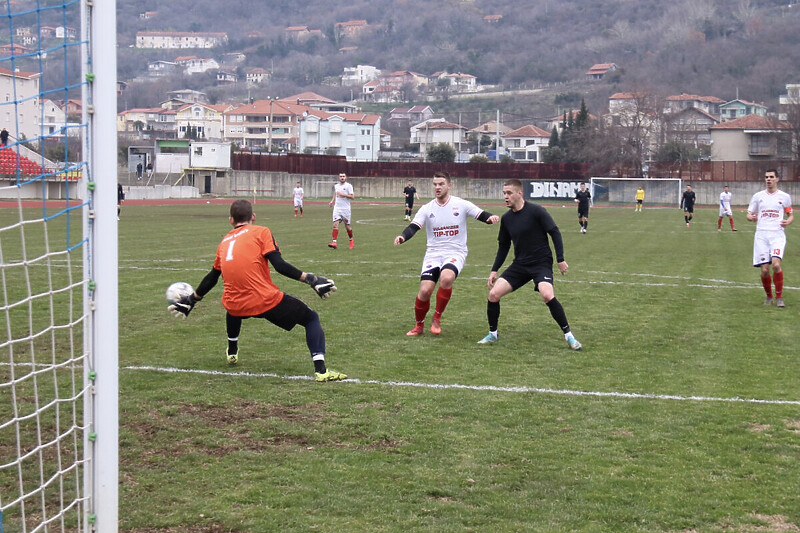 Trenutak kada je Dervišagić postigao vodeći gol (Foto:FK Sarajevo)