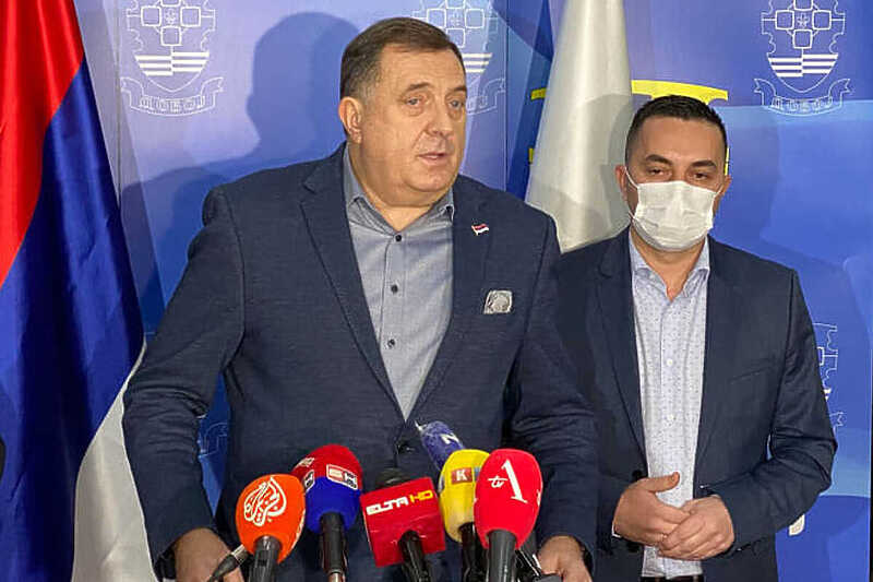 Milorad Dodik i Boris Jerinić u Doboju (Foto: SNSD)