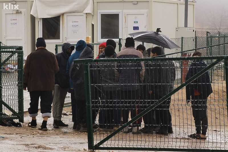 Migranti u kampu Lipa (Foto: E. M./Klix.ba)