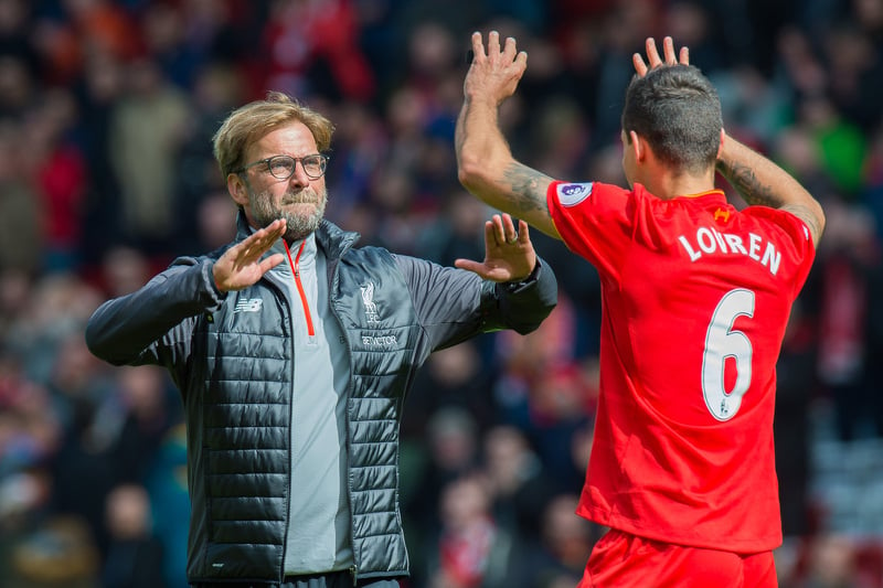 Jurgen Klopp i Dejan Lovren (Foto: EPA-EFE)