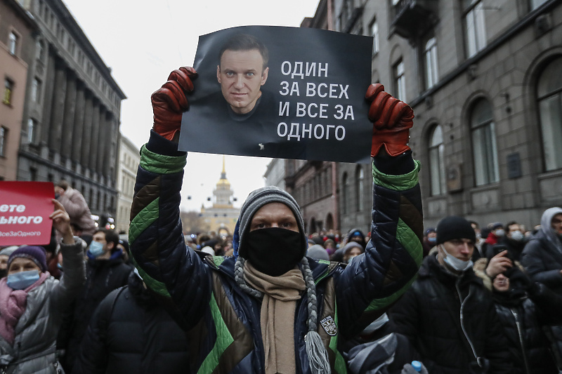 Hiljade građana izašlo na ulice ruskih gradova (Foto: EPA-EFE)