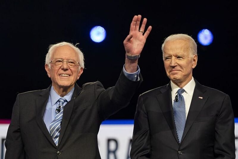 Bernie Sanders i Joe Biden (Foto: EPA-EFE)