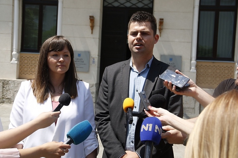 Baralija i Zalihić na jednoj konferenciji za medije u 2019. godini (Foto: Klix.ba)