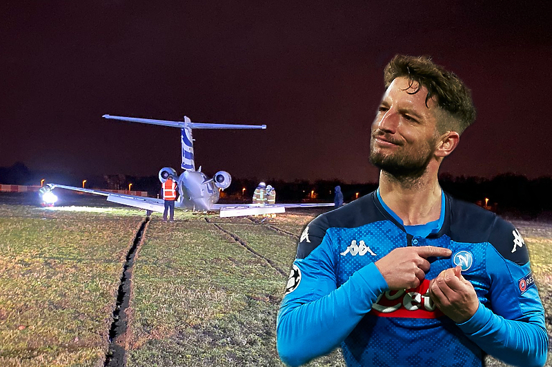 Avion izletio s piste na jednom aerodromu u Belgiji (Foto: Twitter)