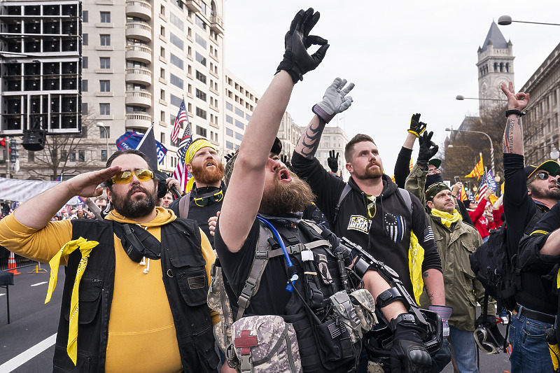 Proud Boysi učestvovali na brojnim protestima u SAD-u (Foto: EPA-EFE)