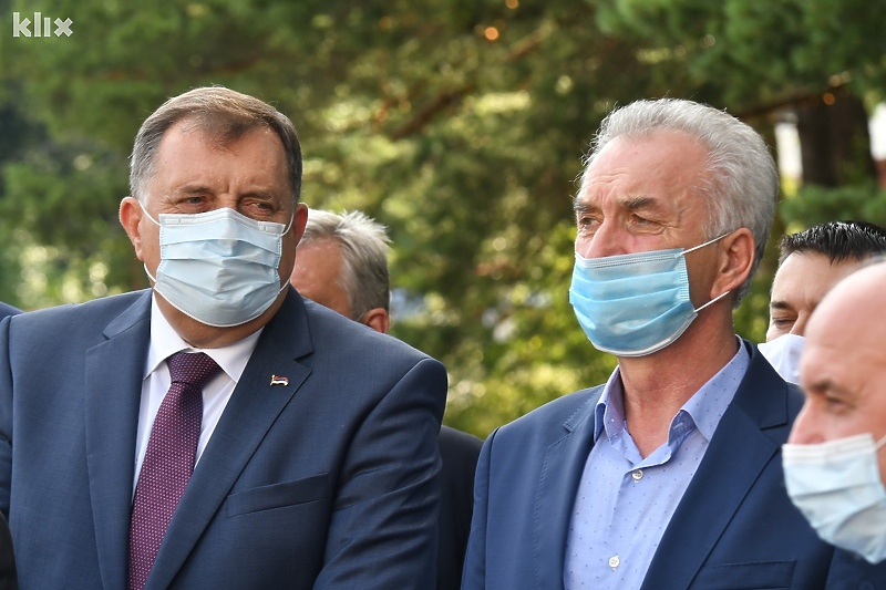 Milorad Dodik (SNSD) i Mirko Šarović (SDS)