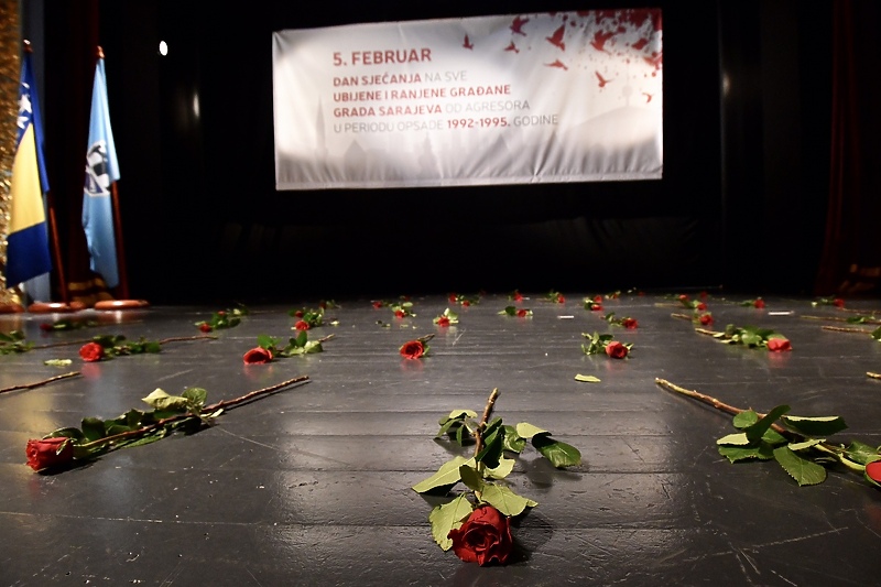 Komemorativna sjednica u Narodnom pozorištu Sarajevo (Foto: T. S./Klix.ba)
