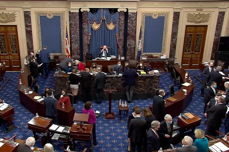 Senat SAD-a razmatra naredne korake (Foto: Senate TV)