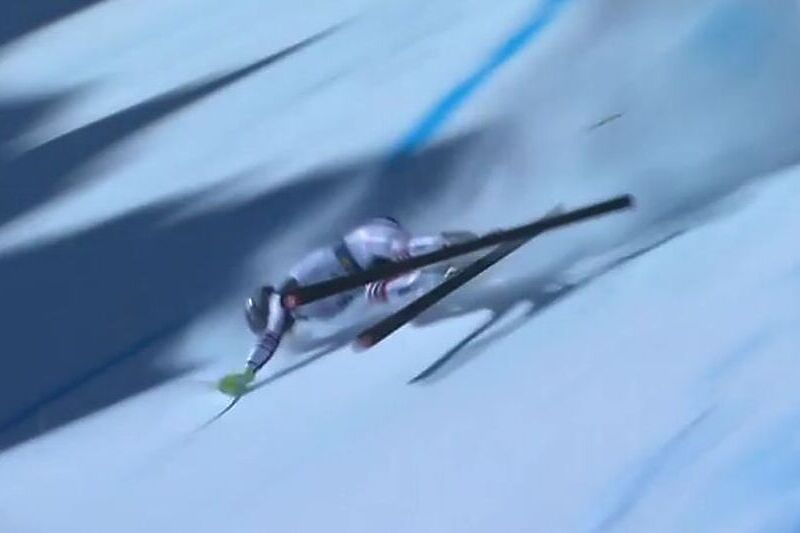 Image result for Francuski skijaš napravio nevjerovatnu piruetu i izbjegao težak pad na trci spusta