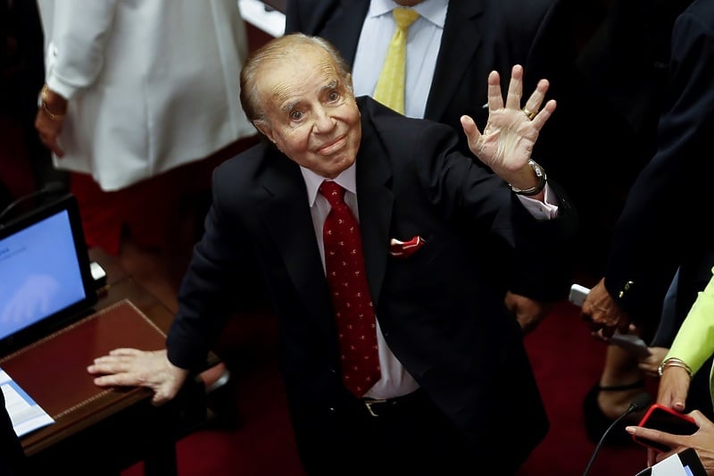 Carlos Menem (Foto: EPA-EFE)