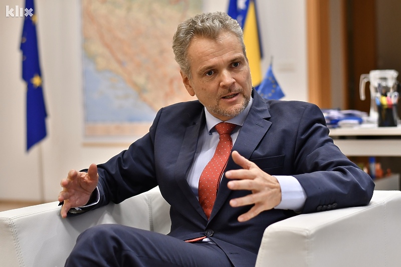 Šef Delegacije EU u BiH Johann Sattler (Foto: Arhiv/Klix.ba)