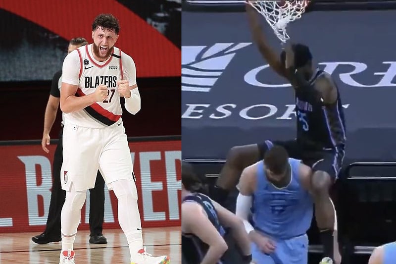 Nurkić je pružio podršku Metuu nakon što ga Valančiunas nesmotrenim potezom povrijedio