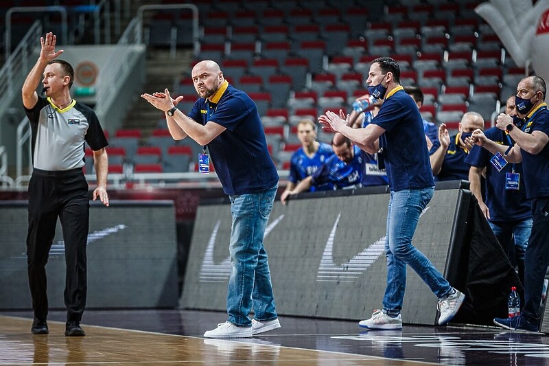 Selektor Bosnić je još jednom istakao sjajan angažman svih igrača (Foto:FIBA)