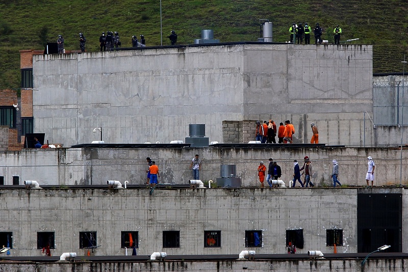 Nemiri u zatvoru koji se nalazi u gradu Cuenca (Foto: EPA-EFE)