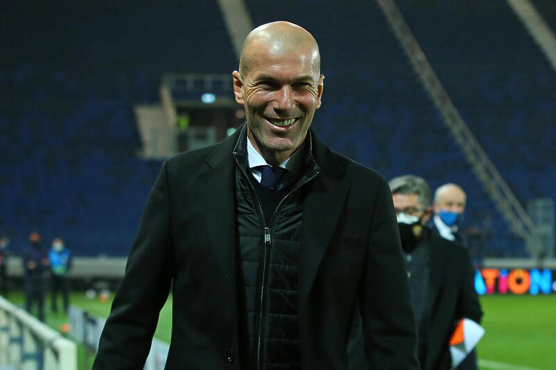 Zidane je bio sretan nakon pobjede nad Atalantom (Foto: EPA-EFE)