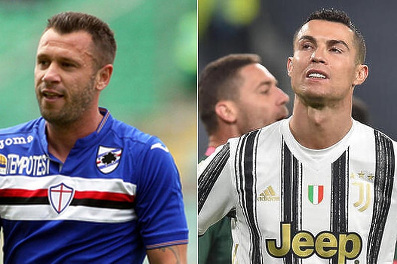 Antonio Cassano i Cristiano Ronaldo (Foto: EPA-EFE)