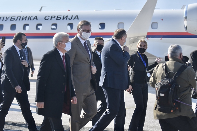 Vučić stigao u Sarajevo (Foto: T. S./Klix.ba)