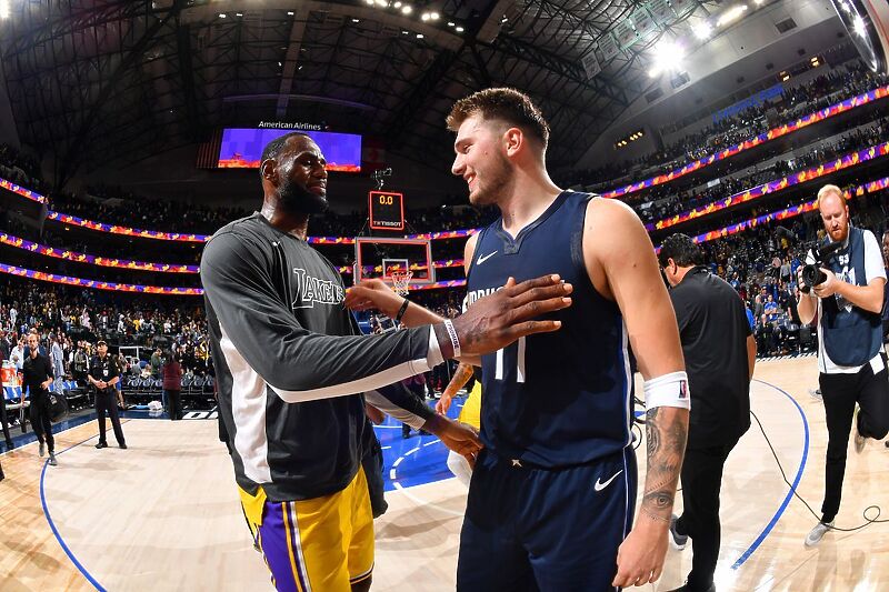 LeBron James izabrao je Dončića kao trećeg picka u ekipi (Foto: Twitter)