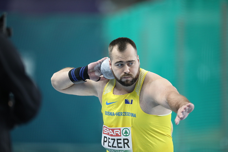 Pezer je u prvoj seriji ostvario hitac od 19.77 metara (Foto: EPA-EFE)