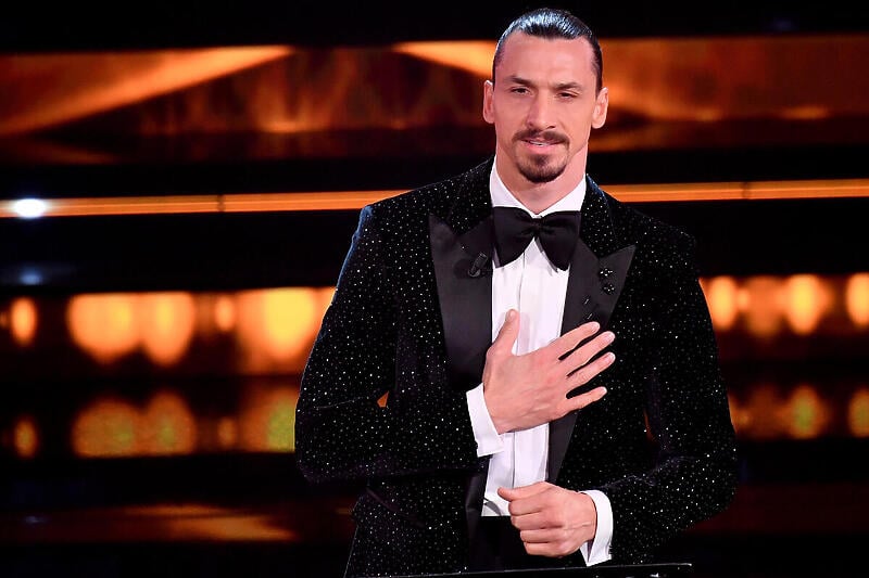 Ibra je bio specijalni gost četiri od pet večeri na festivalu Sanremo (Foto: EPA-EFE)