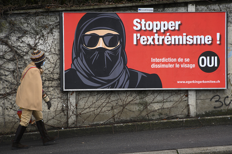 Kantoni Ticino i St. Gallen već imaju lokalne zabrane pokrivanja lica (Foto: EPA-EFE)