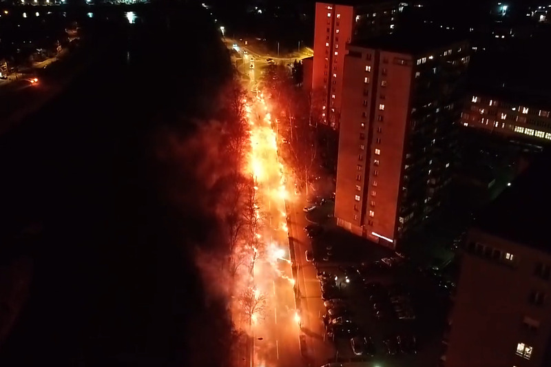 Robijaši se oprostili od druga s tribine (Foto: Screenshot)