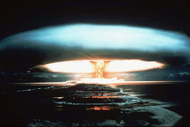 Detonacija nuklearne bombe na koralnom ostrvu Moruroa u Francuskoj Polineziji (Foto: AFP)
