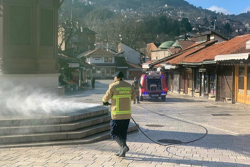 Baščaršija najprometnija pješačka zona u Sarajevu