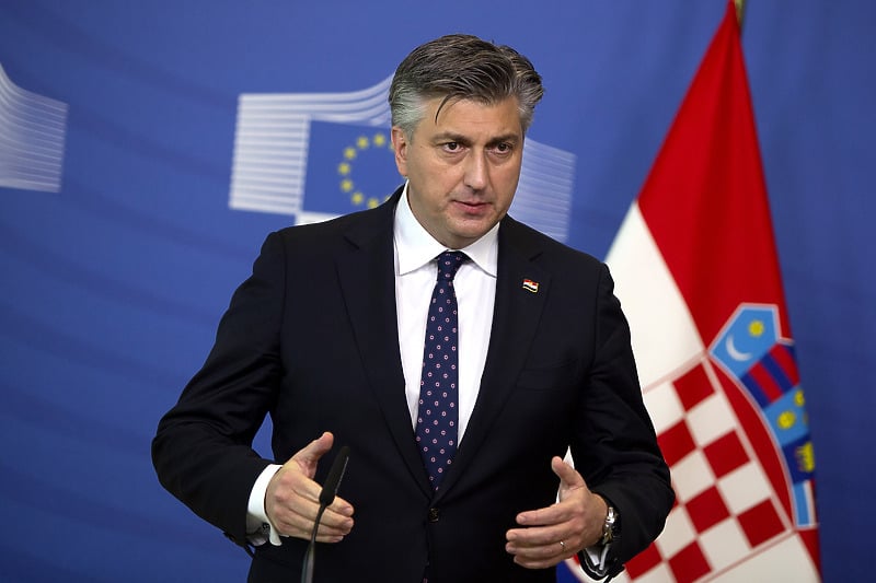 Plenković se tokom posjete sastao sa zvaničnicima EU (Foto: EPA-EFE)