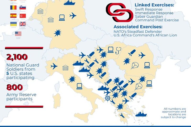 Plan vojne vježbe Defender-Europe 21 (Foto: Ambasada SAD-a)