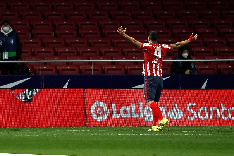Luis Suarez slavi pogodak (Foto: EPA-EFE)